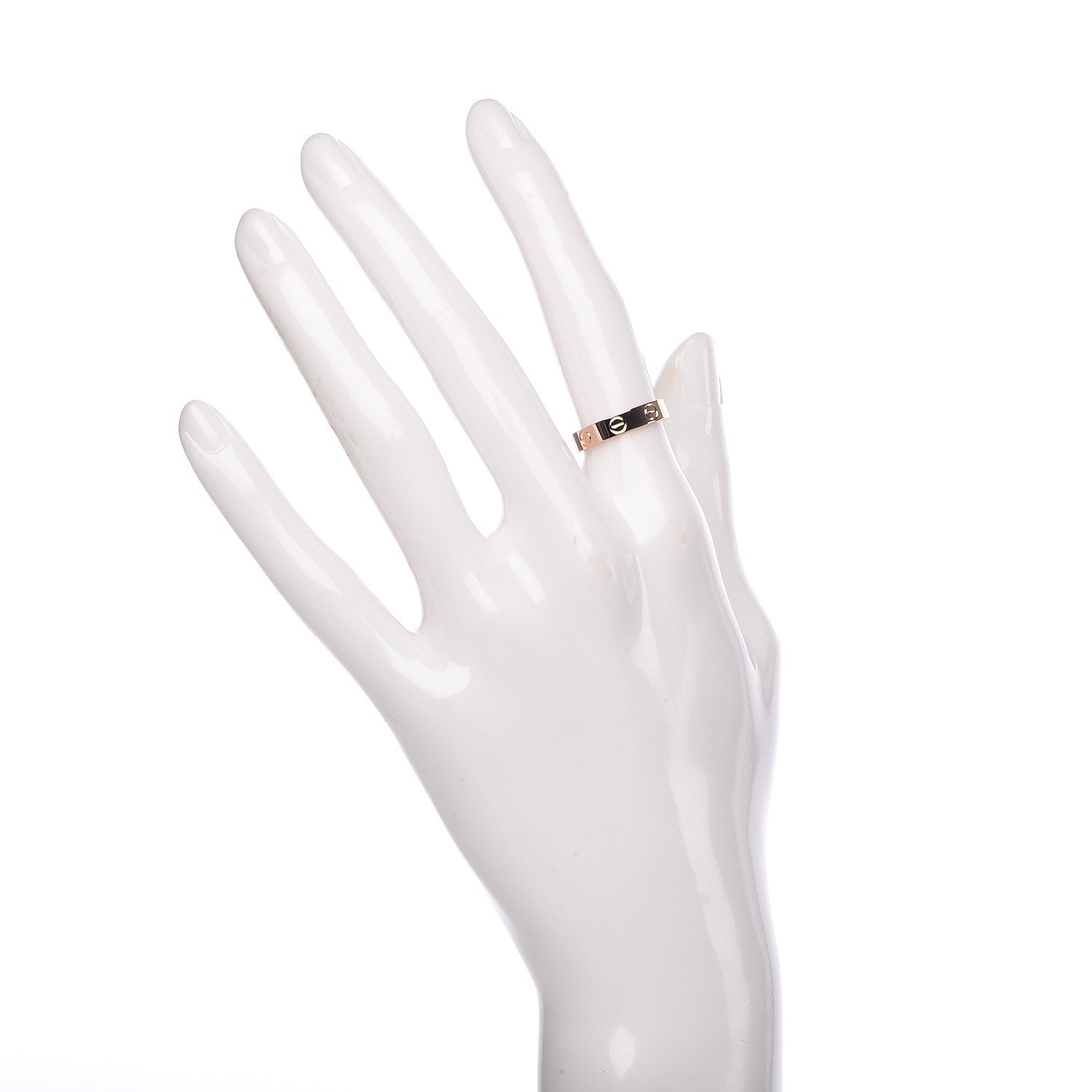 Cartier 18K Pink Gold 3.5mm LOVE Wedding Band Ring 49 4.75 2 of 4