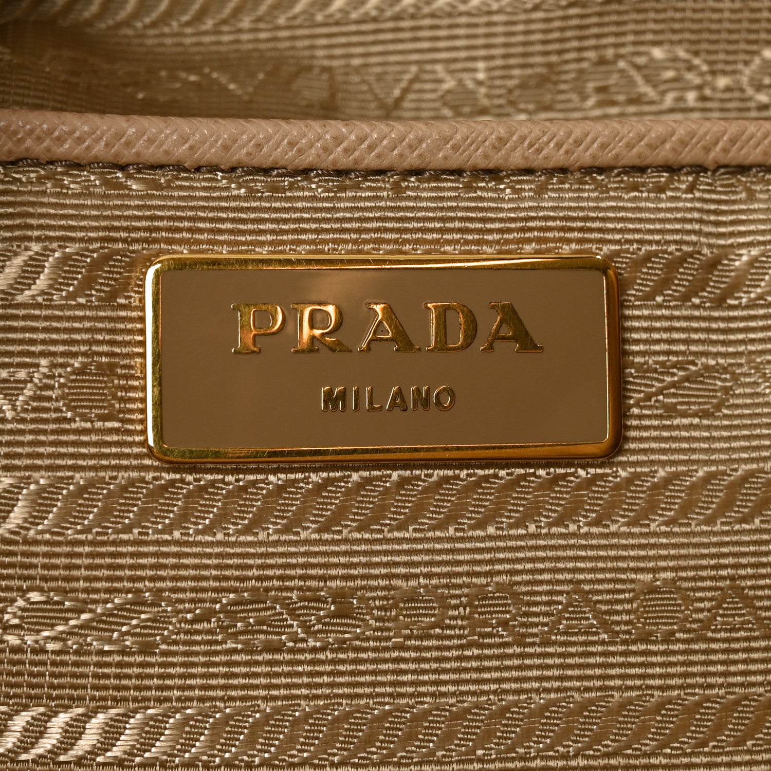 Prada Saffiano Lux Large Tote Sabbia 6 of 9