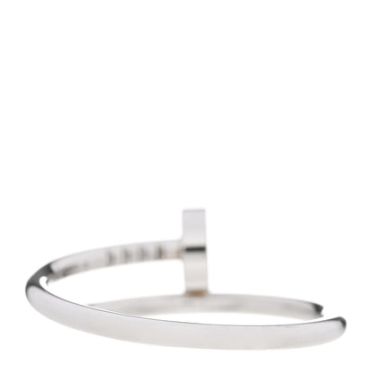 Cartier 18K White Gold Small Juste Un Clou Ring 56 7.5 3 of 8