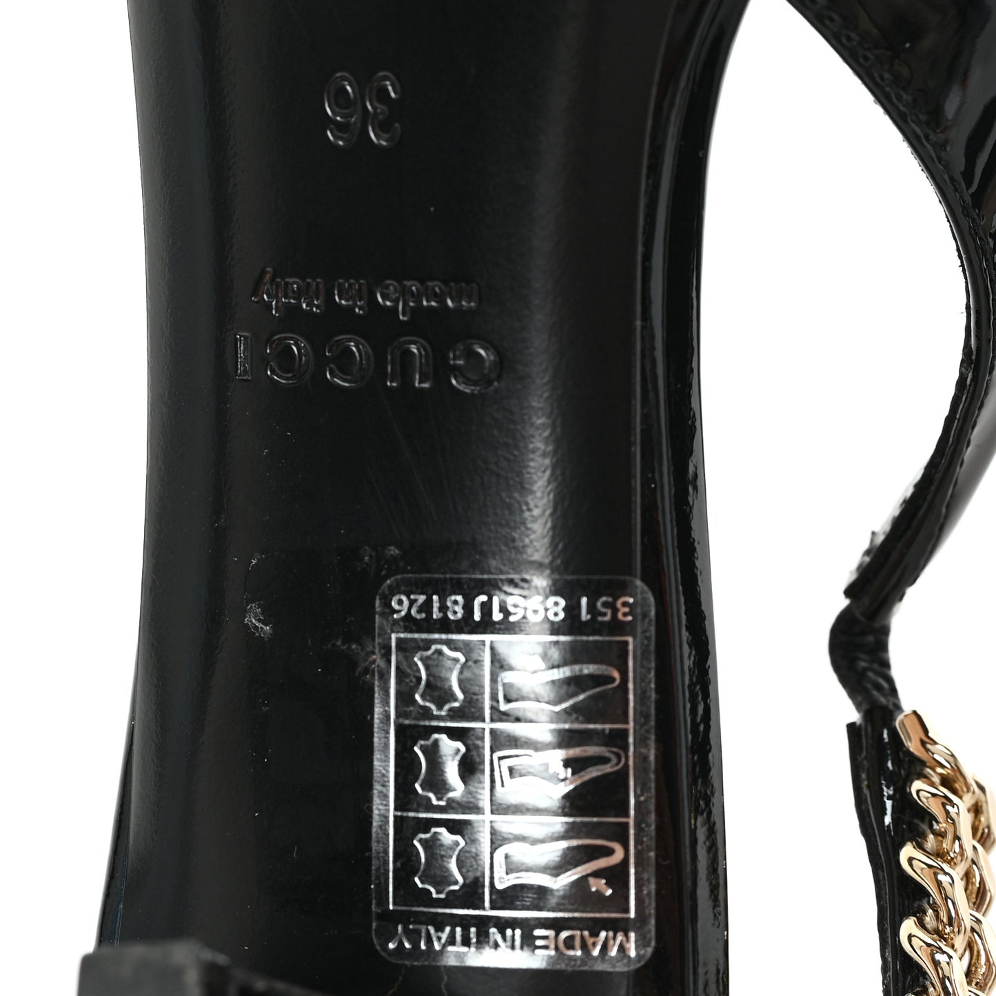 Patent Signoria 35mm Slingback Pumps 36 Black