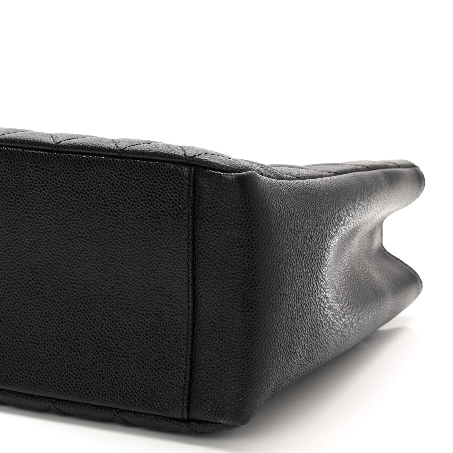 Caviar Quilted Grand Shopping Tote GST Black