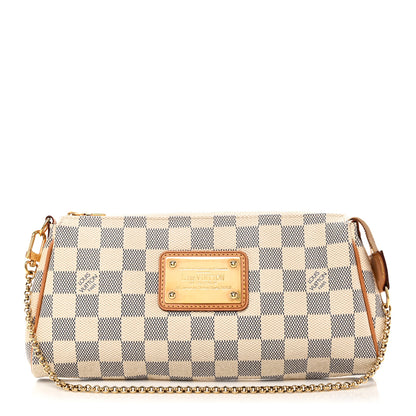 Louis Vuitton Damier Azur Eva Clutch 1 of 9