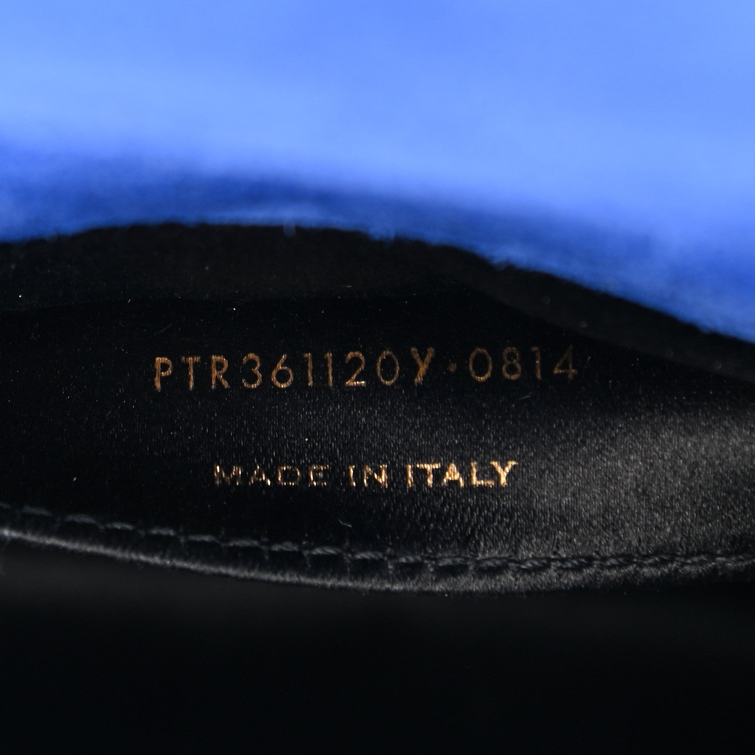 Saint Laurent Patent Calfskin Monogram Large Belle De Jour Clutch Royal Blue 7 of 12