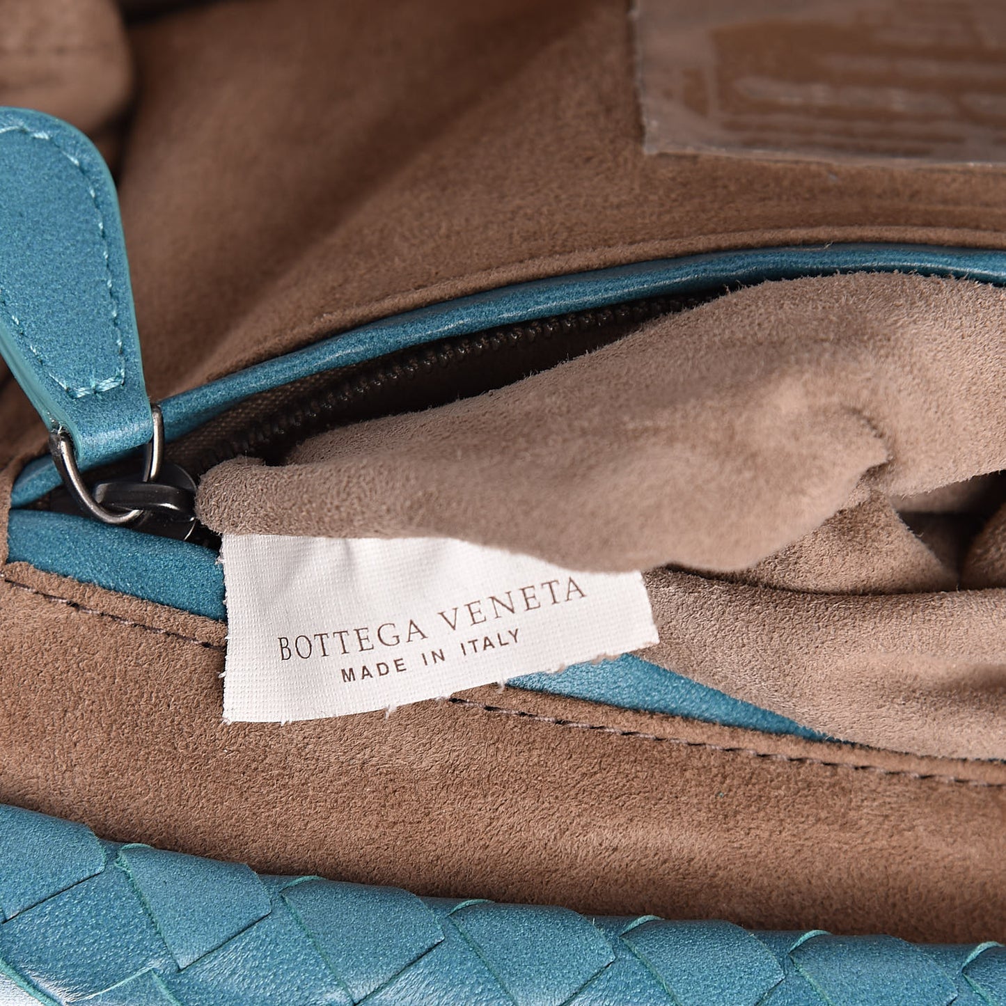 Nappa Intrecciato The Lauren 1980 Clutch Aqua