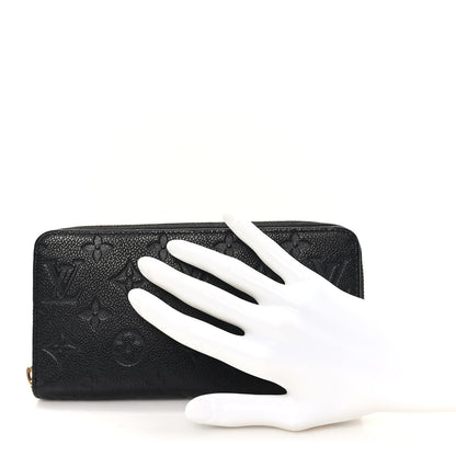 Louis Vuitton Empreinte Zippy Wallet Black 2 of 6
