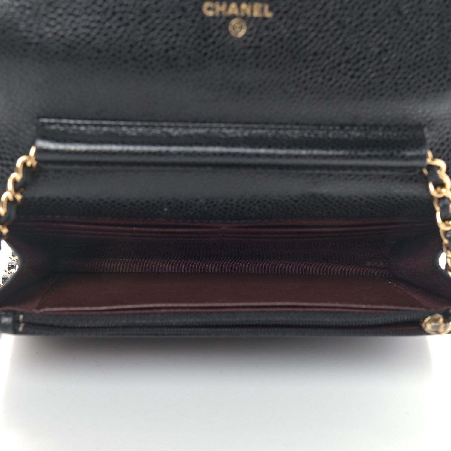 Chanel Caviar Quilted Wallet On Chain WOC Black 5 of 12