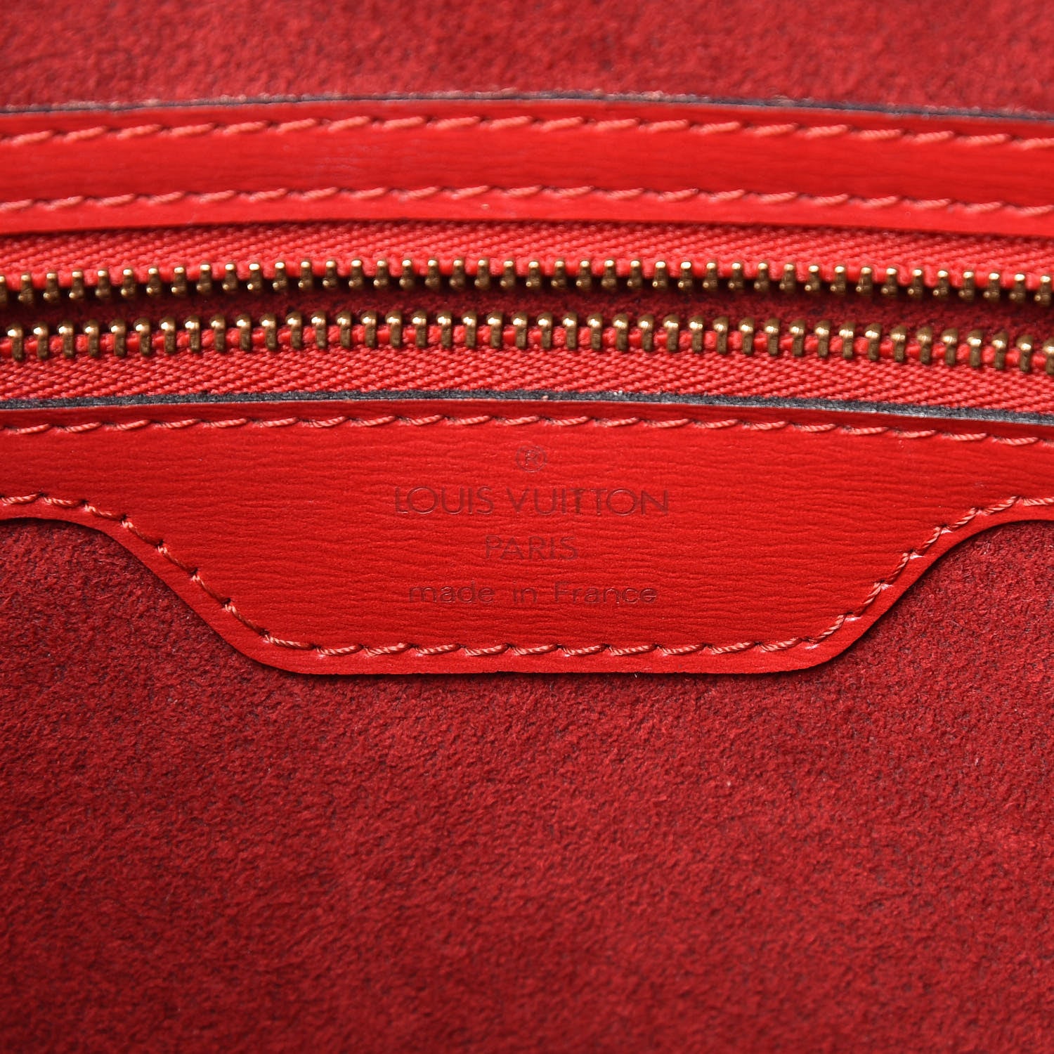 Louis Vuitton Epi Saint Jacques GM Castillan Red 6 of 18