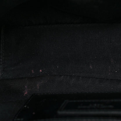 Saint Laurent Sheepskin Tri-Quilt Monogram Medium College Bag Black 18 of 20