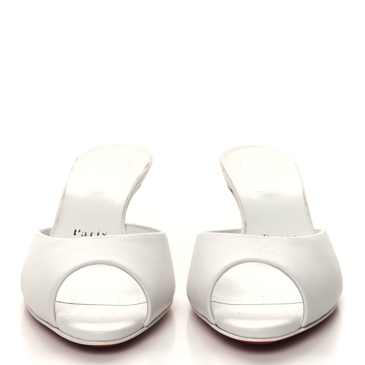 Christian Louboutin Nappa Me Dolly 55 Sandals 36.5 White 3 of 9