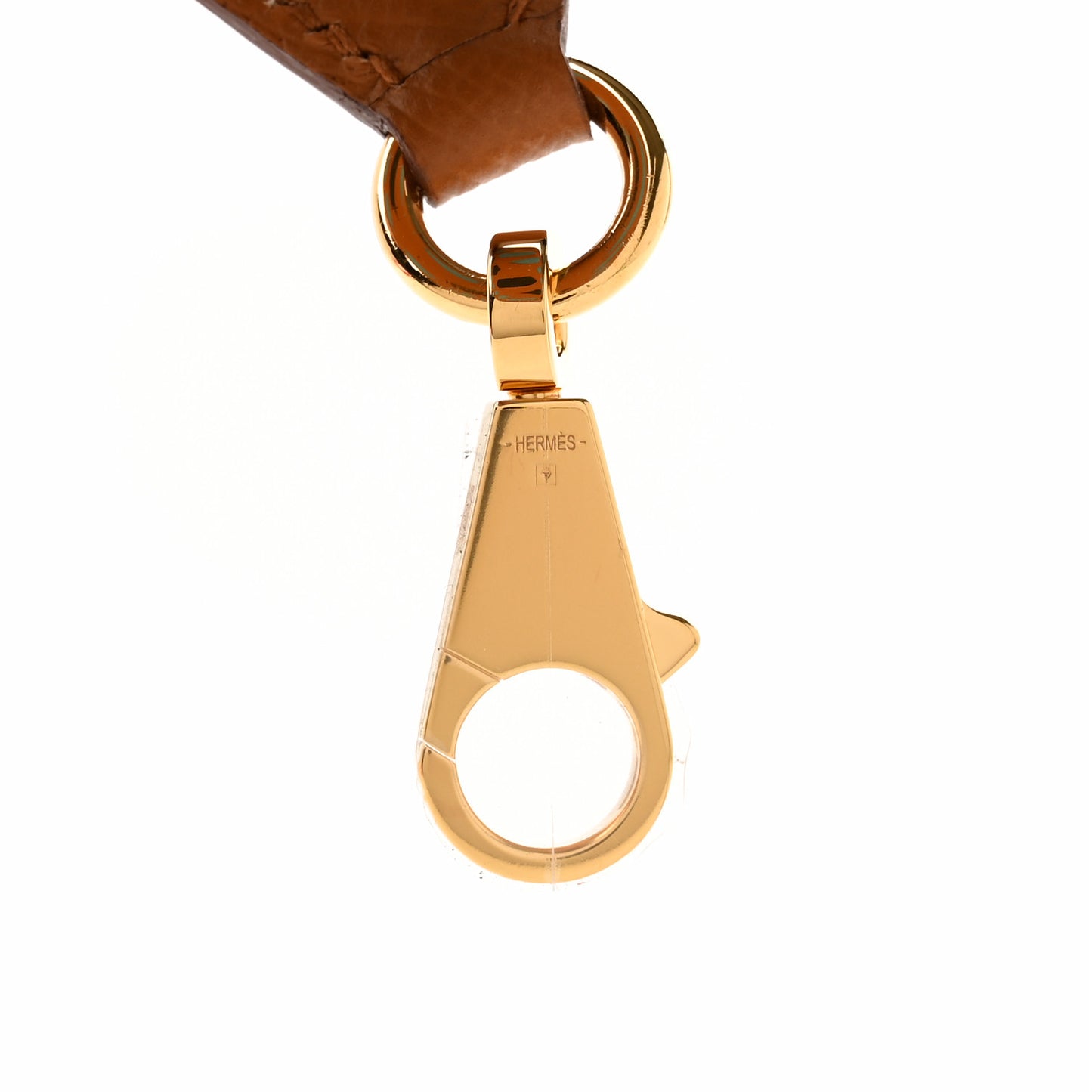 Epsom 40mm Hexagon Tressage Shoulder Strap Gold