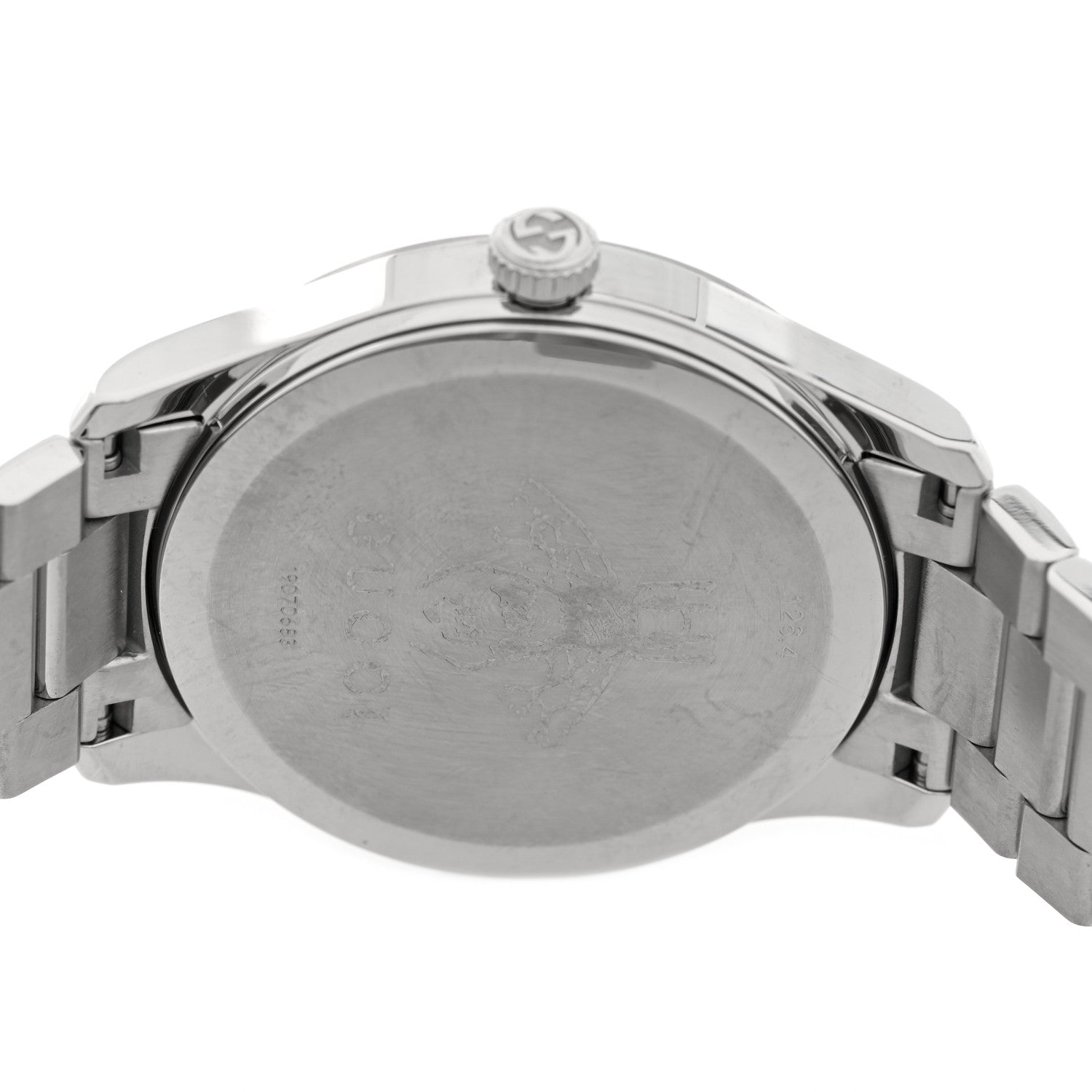 Gucci Stainless Steel 38mm G-Timeless Snake Quartz Watch 4 of 5