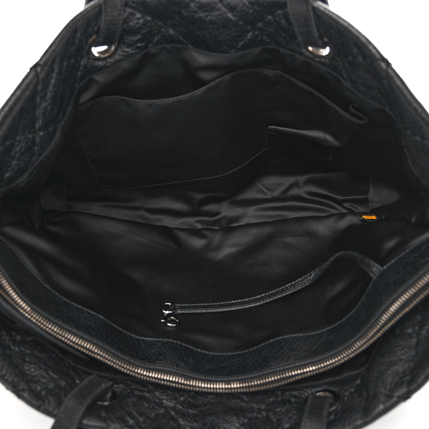Chanel Glazed Calfskin Large On The Road Tote Black 5 of 11
