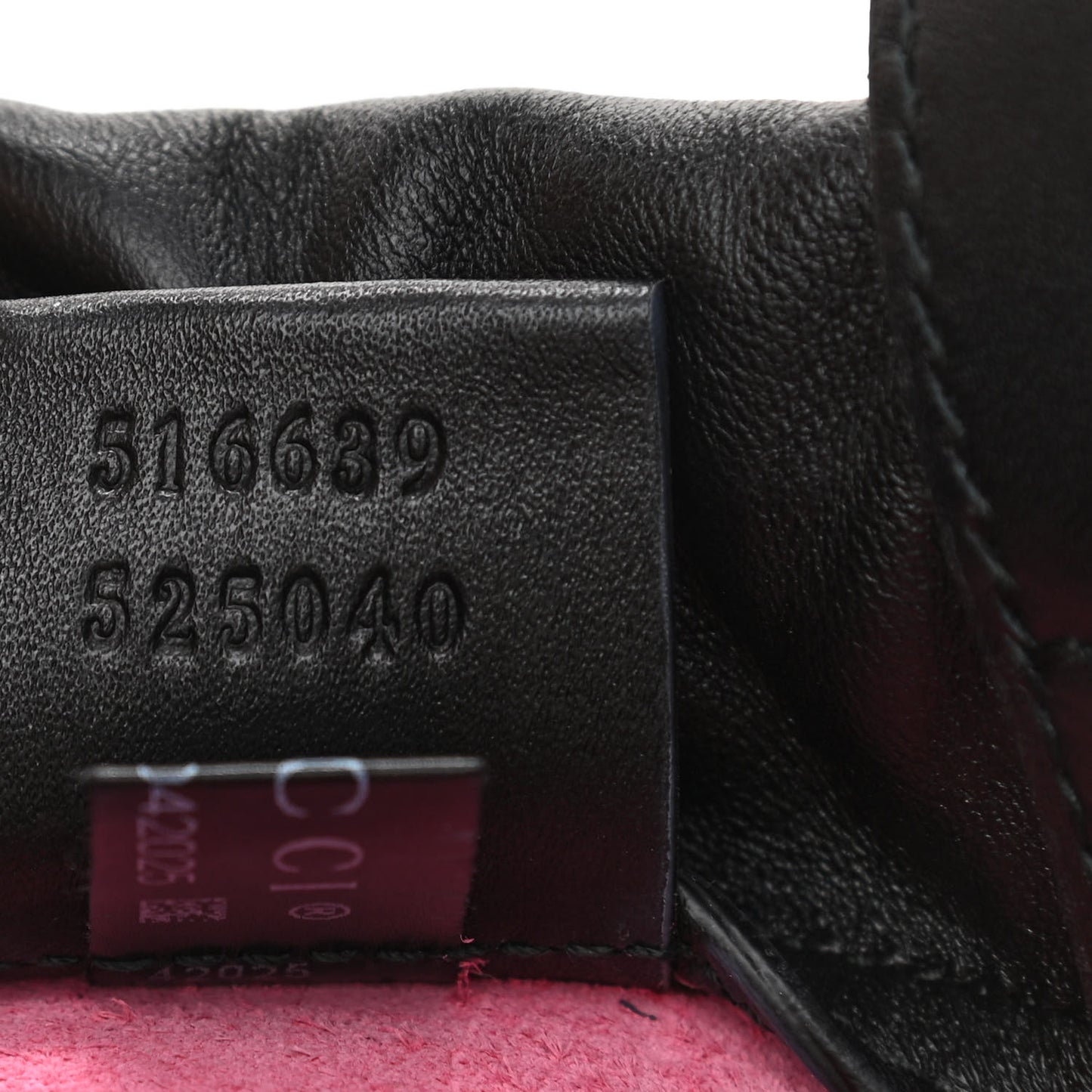 Grained Calfskin Logo Drawstring Backpack Box Pink Green Black