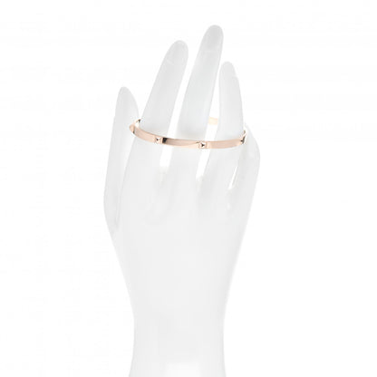 Hermes 18K Rose Gold Mini Clous Bracelet SH 2 of 4
