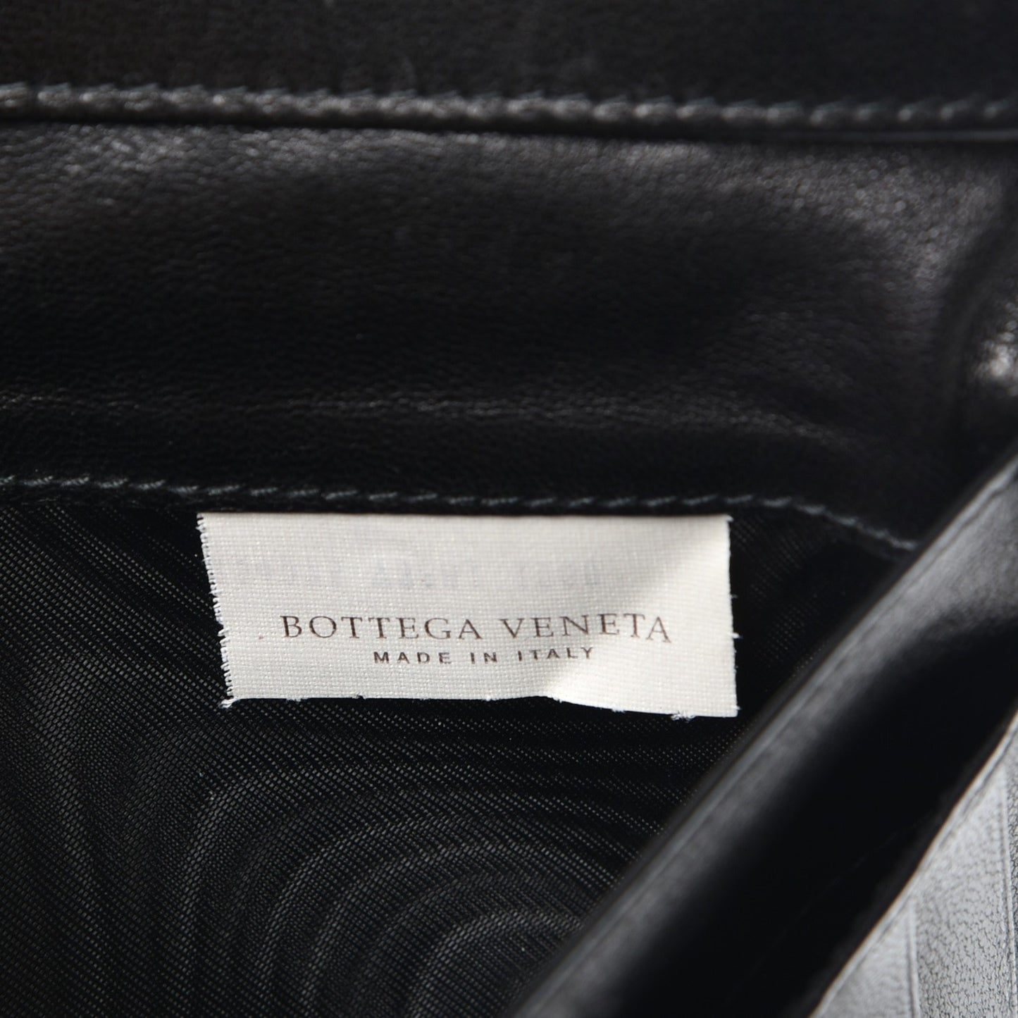 Nappa Intrecciato Embossed Continental Wallet Nero Black