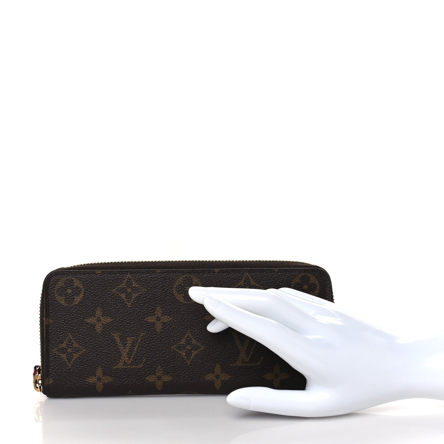 Monogram Clemence Wallet Fuchsia