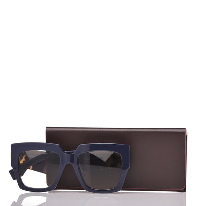 Fendi Facets Square Sunglasses FF 0263/S Blue 8 of 8