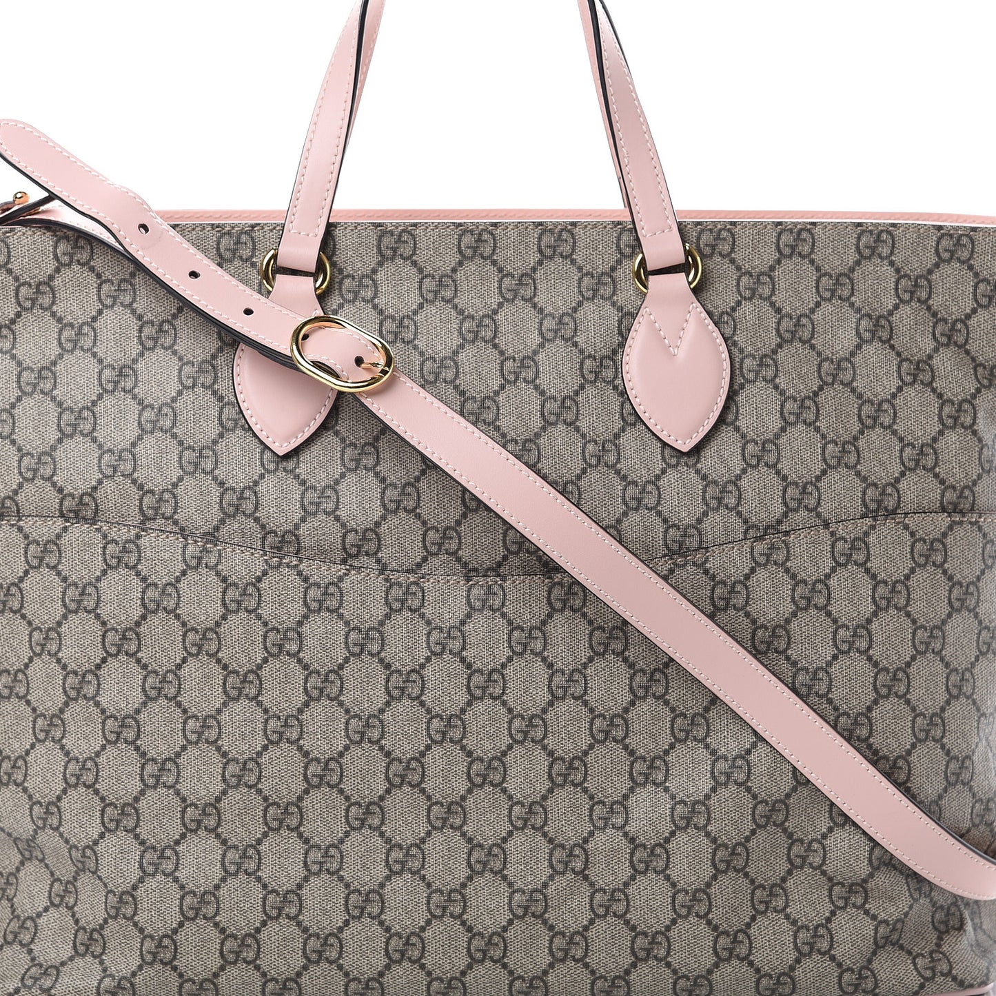 Soft GG Supreme Monogram Diaper Bag Pink