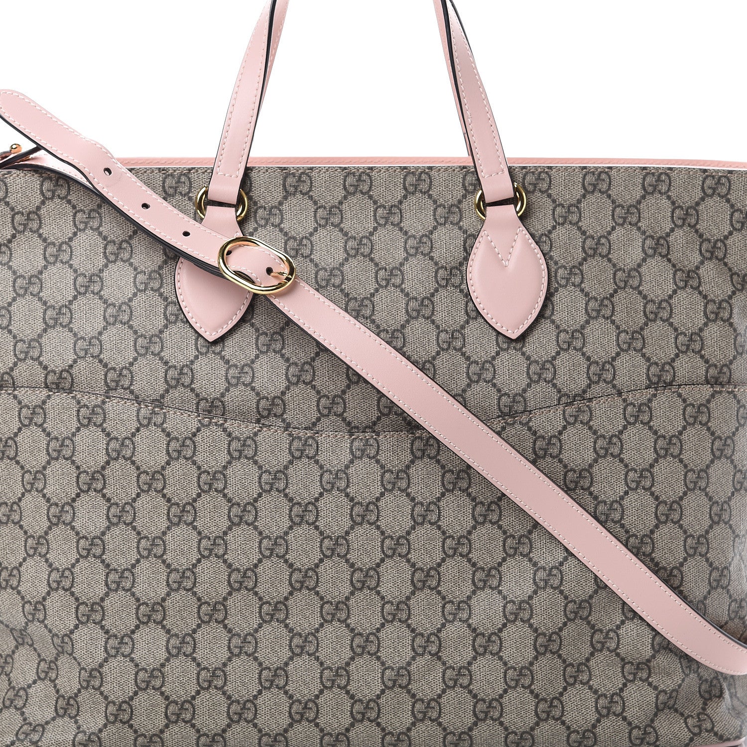 Gucci Soft GG Supreme Monogram Diaper Bag Pink 7 of 9