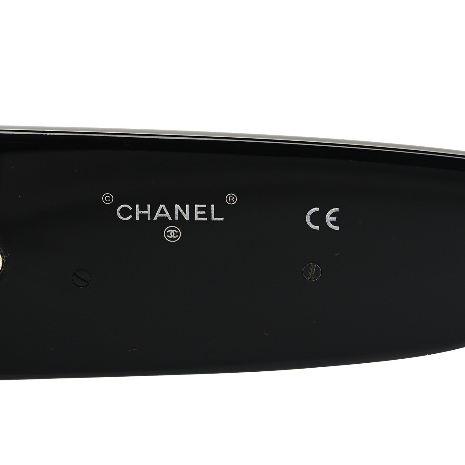 Chanel Acetate CC Logo Square Sunglasses 71472 Black 5 of 8