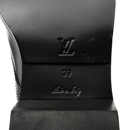 Louis Vuitton Denim Calfskin Metropolis Flat Ranger Boot 39 8 of 8