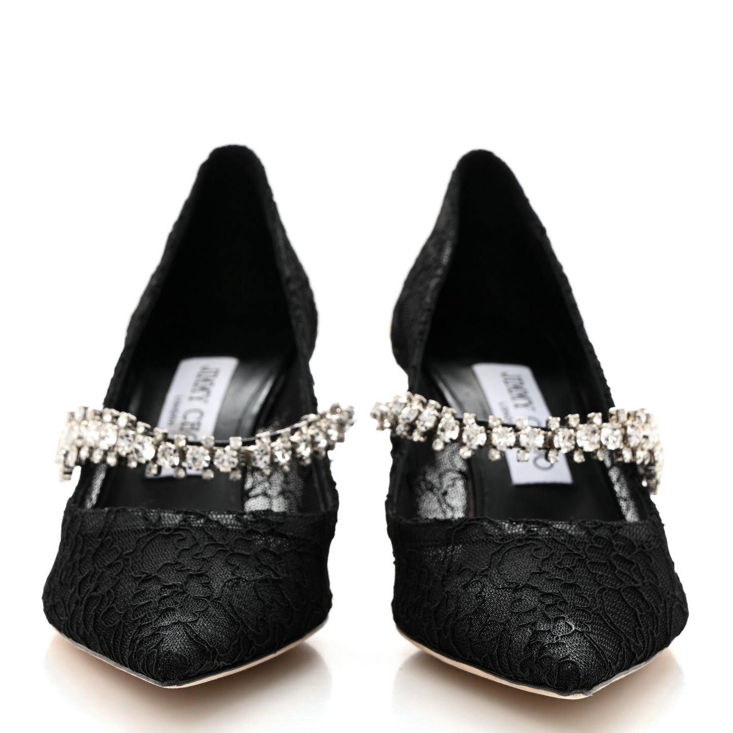 Lace Crystal Bing 65 Pumps 37.5 Black