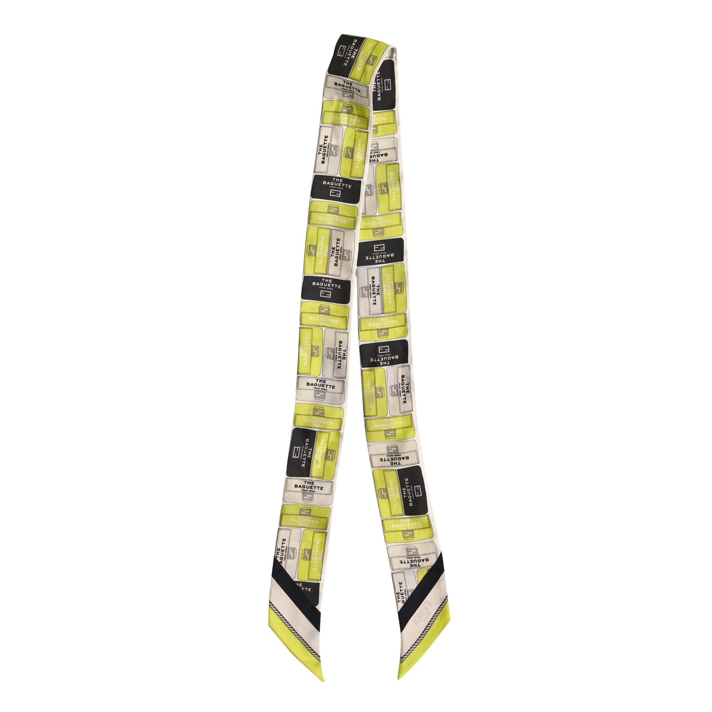 Silk Baguette Wrappy Scarf Multicolor