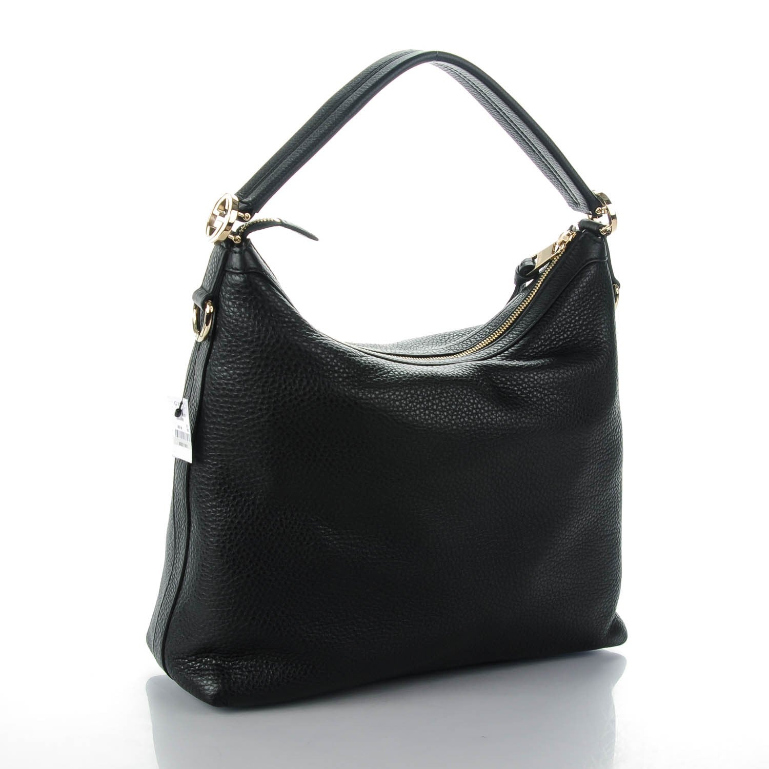 Gucci Pebbled Calfskin Small Miss GG Hobo Black 3 of 7