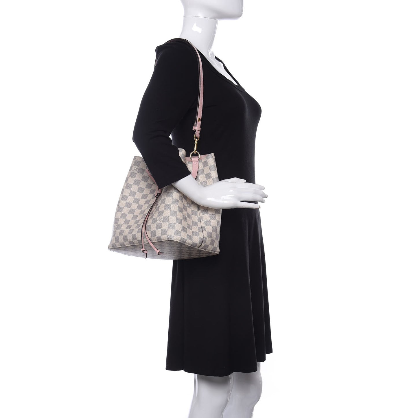 Damier Azur Neonoe MM Eau De Rose