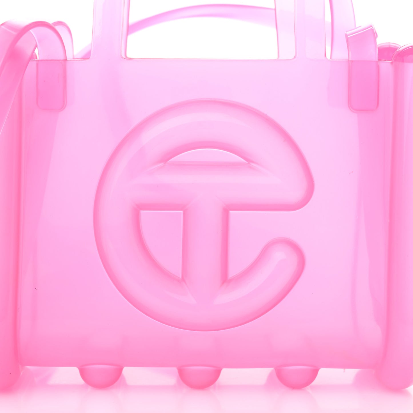 x MELISSA Jelly Small Shopping Bag Clear Pink