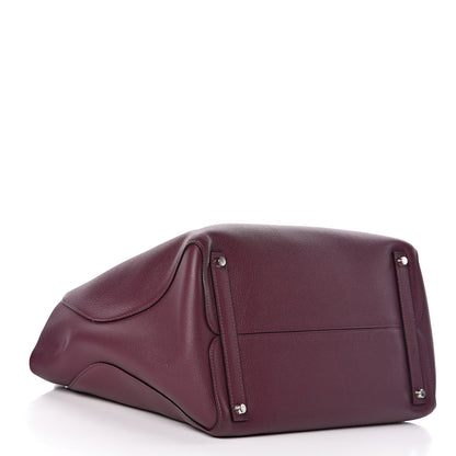 Christian Dior Supple Grained Calfskin Large Open Bar Tote Purple 4 of 11