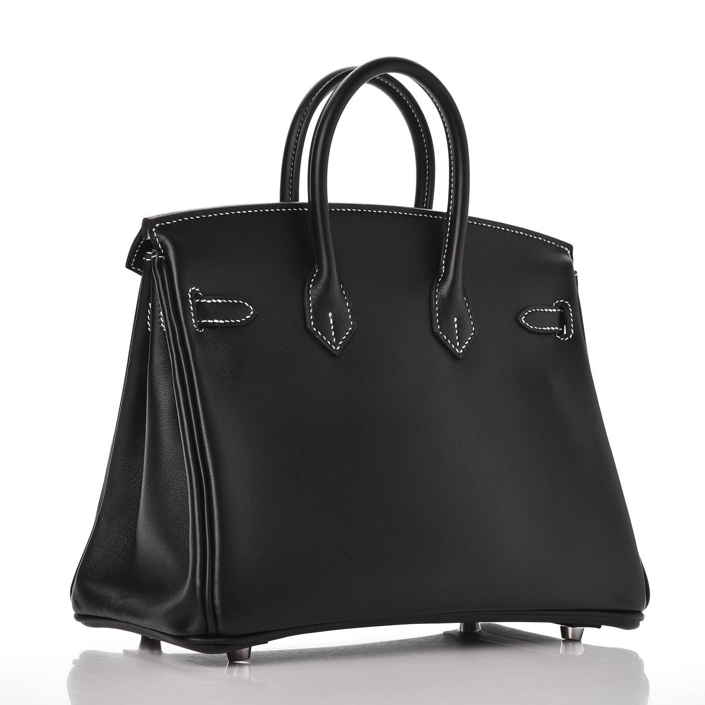 Swift Horseshoe Birkin 25 Black White