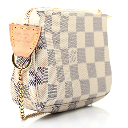 Louis Vuitton Damier Azur Mini Pochette Accessories 3 of 8