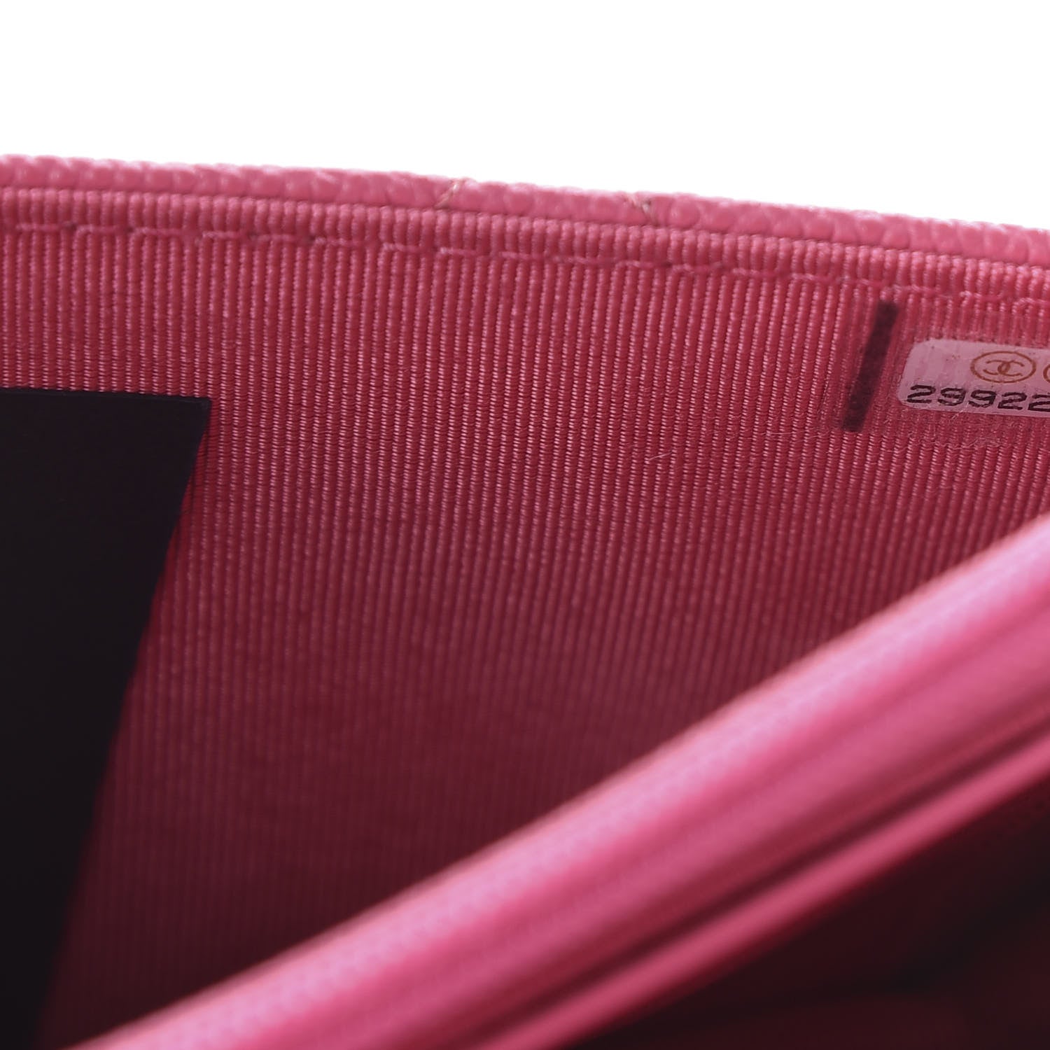 Chanel Caviar Quilted Wallet on Chain WOC Pink 9 of 11