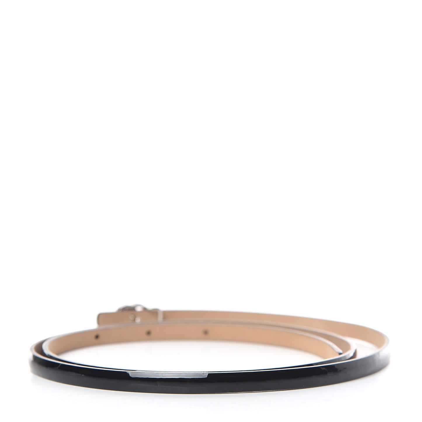 Patent CC Skinny Belt 85 34 Black