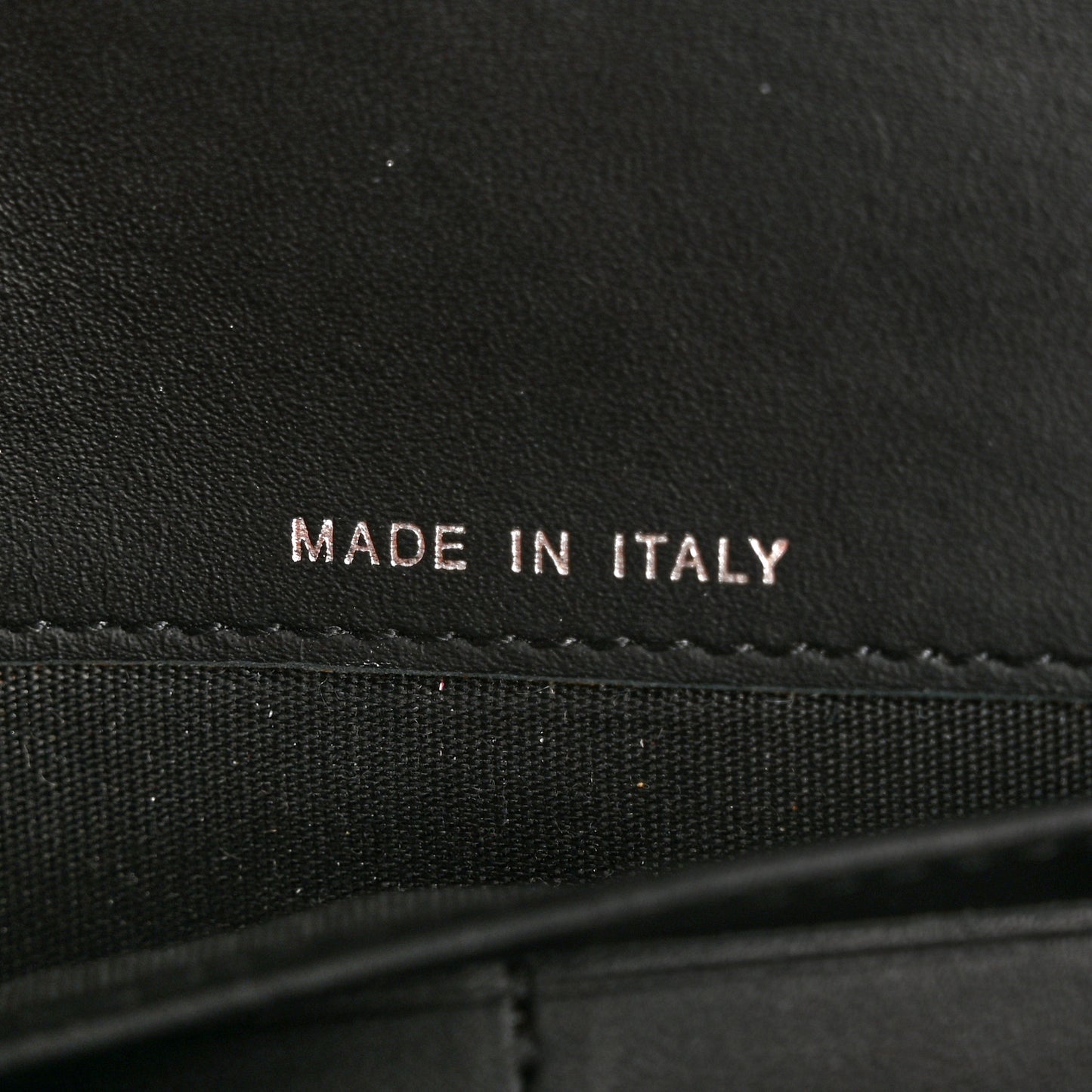 Patent Quilted Large Brilliant Flap Wallet Black