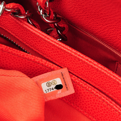 Chanel Caviar Quilted Medium Just Mademoiselle Coral 7 of 7