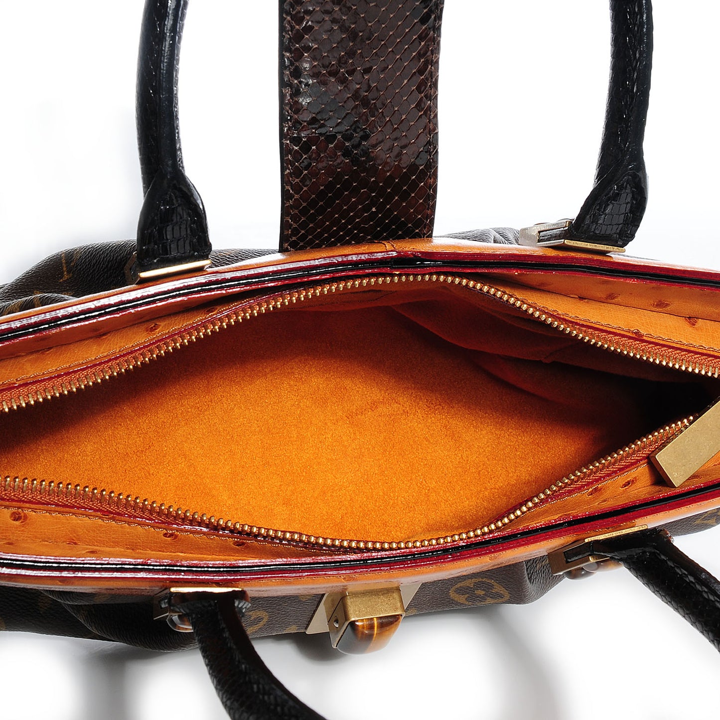 Monogram Waltz Macha Exotic Ostrich Bag