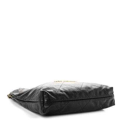 Chanel Shiny Caviar Quilted Chanel 22 Black 5 of 11