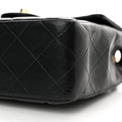 Chanel Lambskin Quilted Mini Square Flap Black 10 of 13