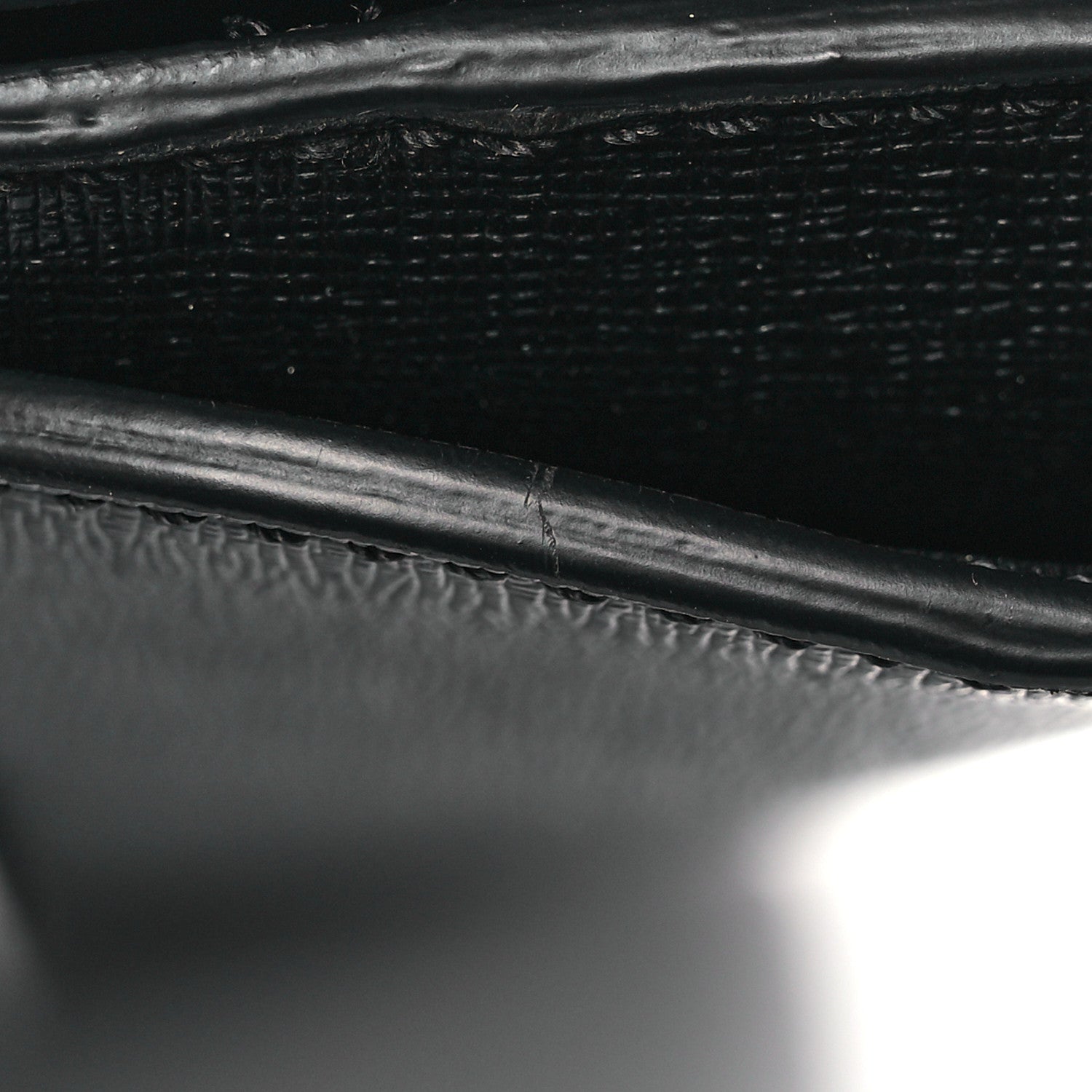 Fendi Vitello Elite Flamingo Slim Business Bag Black 11 of 11