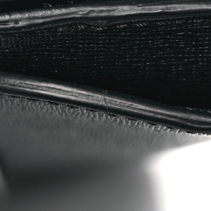 Fendi Vitello Elite Flamingo Slim Business Bag Black 11 of 11