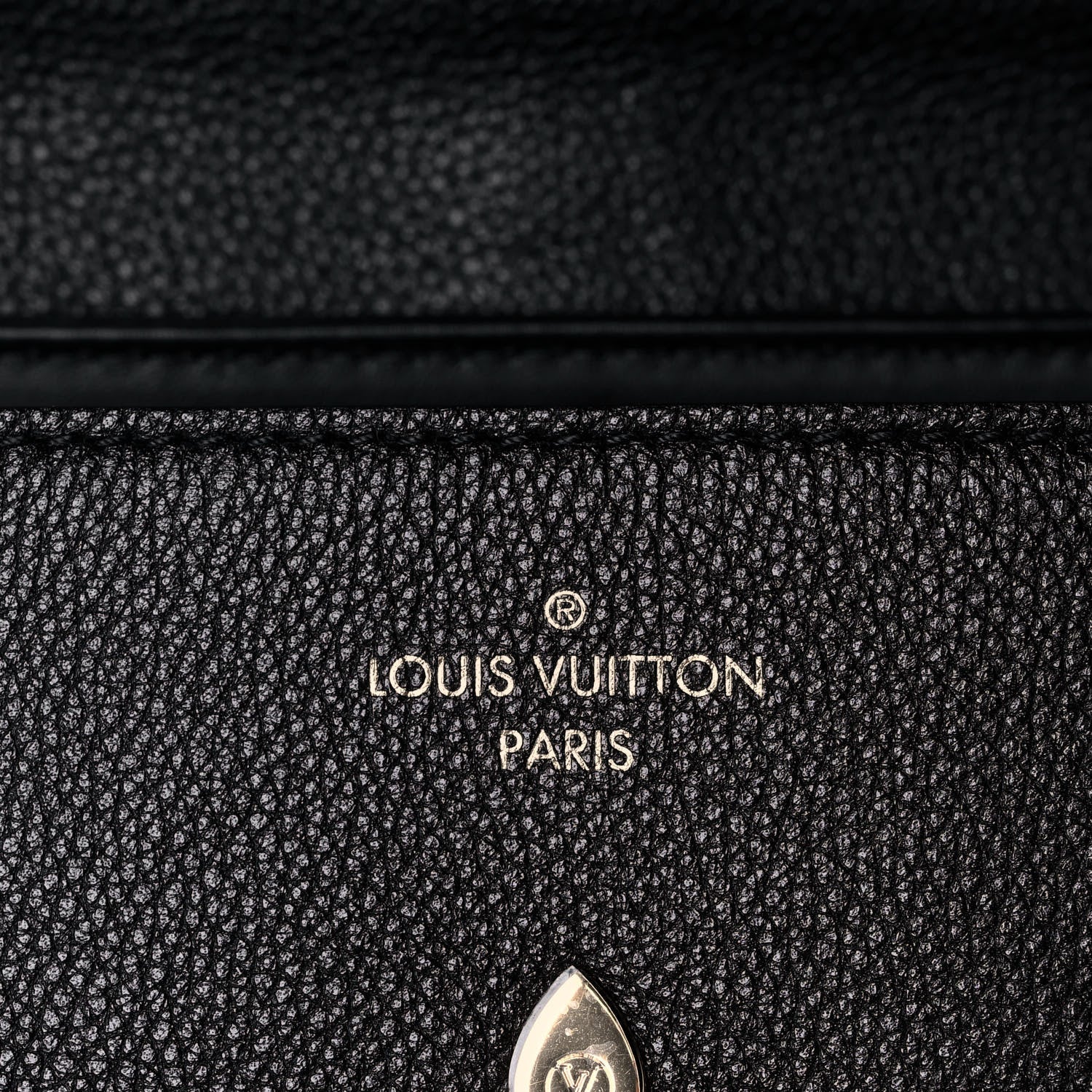 Louis Vuitton Grained Smooth Calfskin Rose Des Vents PM Black 7 of 12