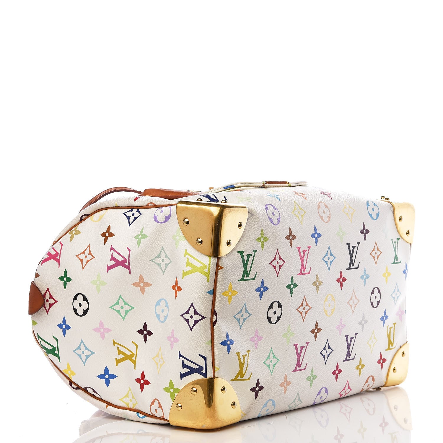 Louis Vuitton Monogram Multicolor Speedy 30 White 3 of 8