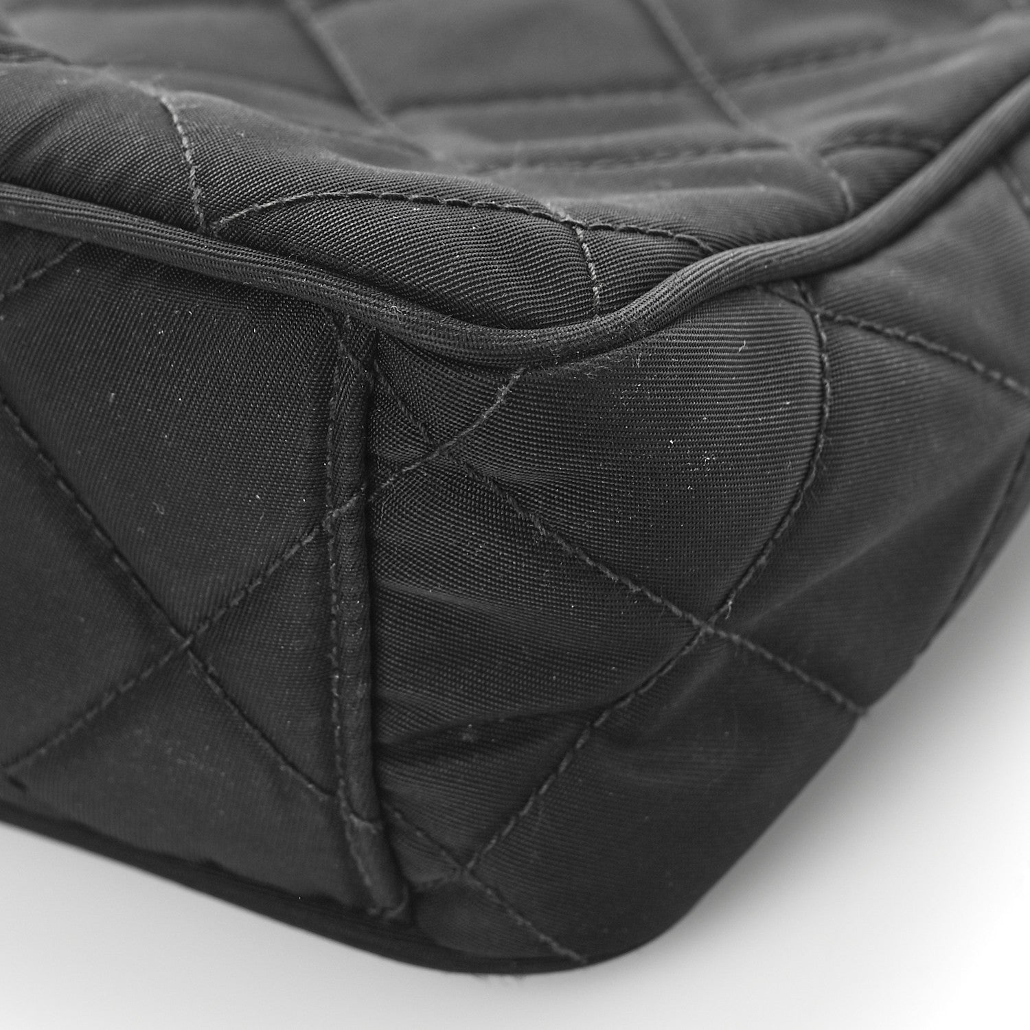 Prada Nylon Tessuto Impuntu Quilted Crossbody Bag Black 8 of 8