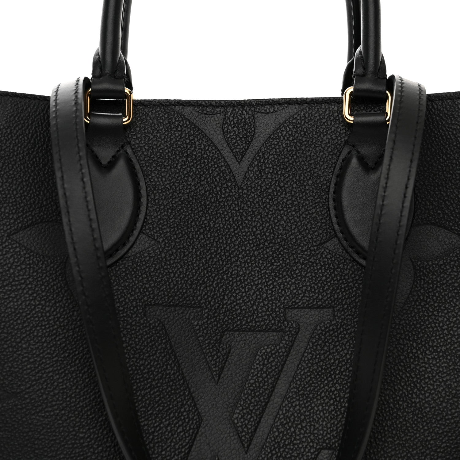Louis Vuitton Empreinte Monogram Giant Onthego MM Black 7 of 9