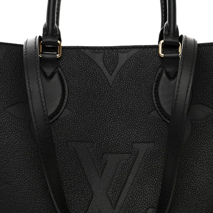 Louis Vuitton Empreinte Monogram Giant Onthego MM Black 7 of 9