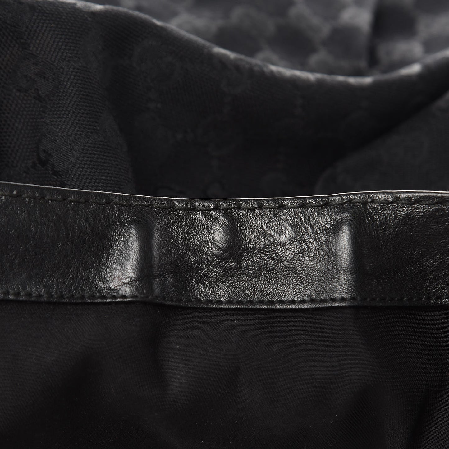 Monogram Large Jockey Hobo Black