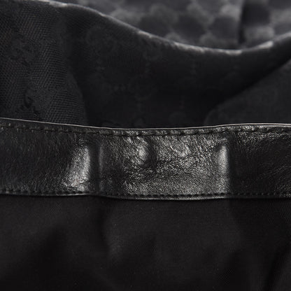 Gucci Monogram Large Jockey Hobo Black 12 of 17