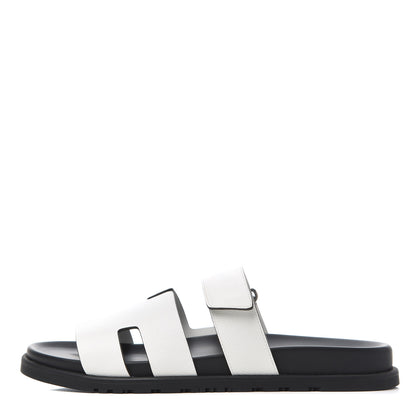 Hermes Epsom Mens Chypre Sandals 43 White 1 of 17